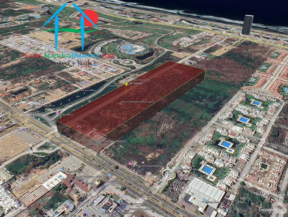 Terreno Playa Diamante Lote Gamba - Vista aérea 9